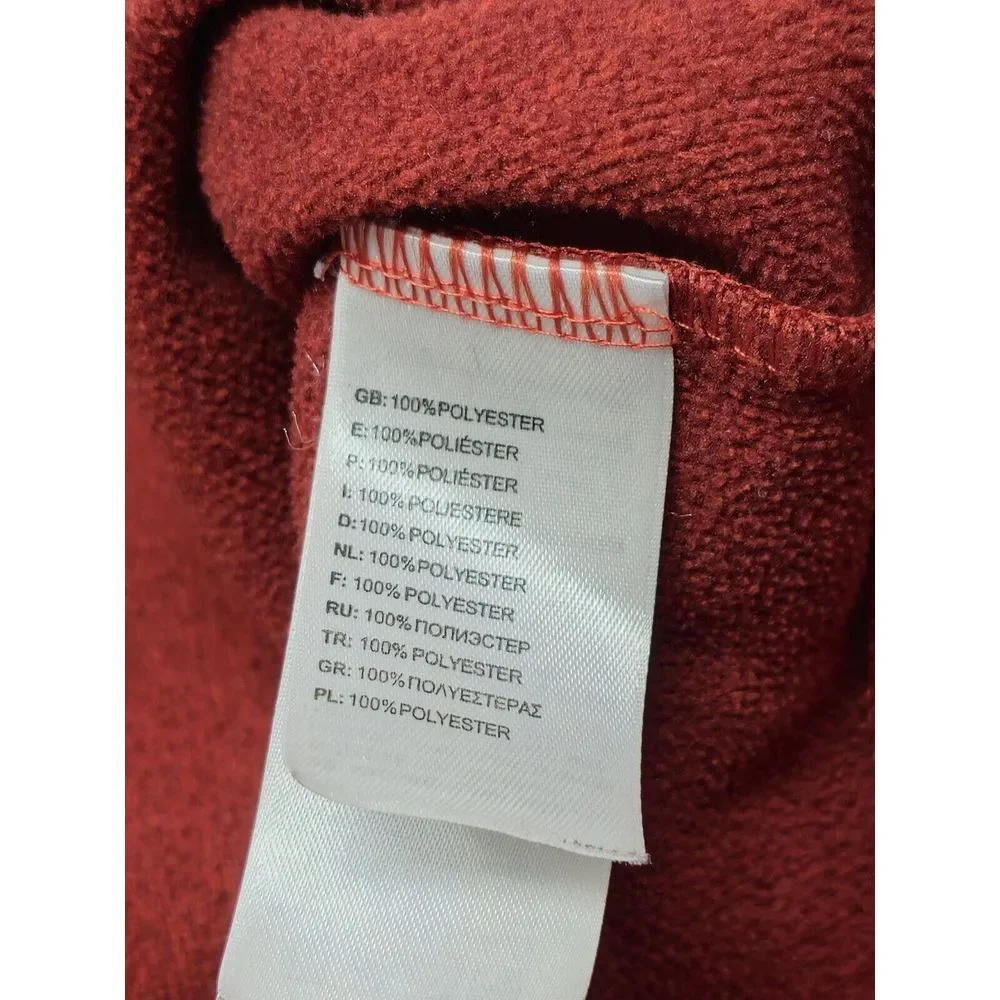 The‎ North Face Hoodie Men's Sz Large Mountain Athletics Pullover Red Sweatshirt